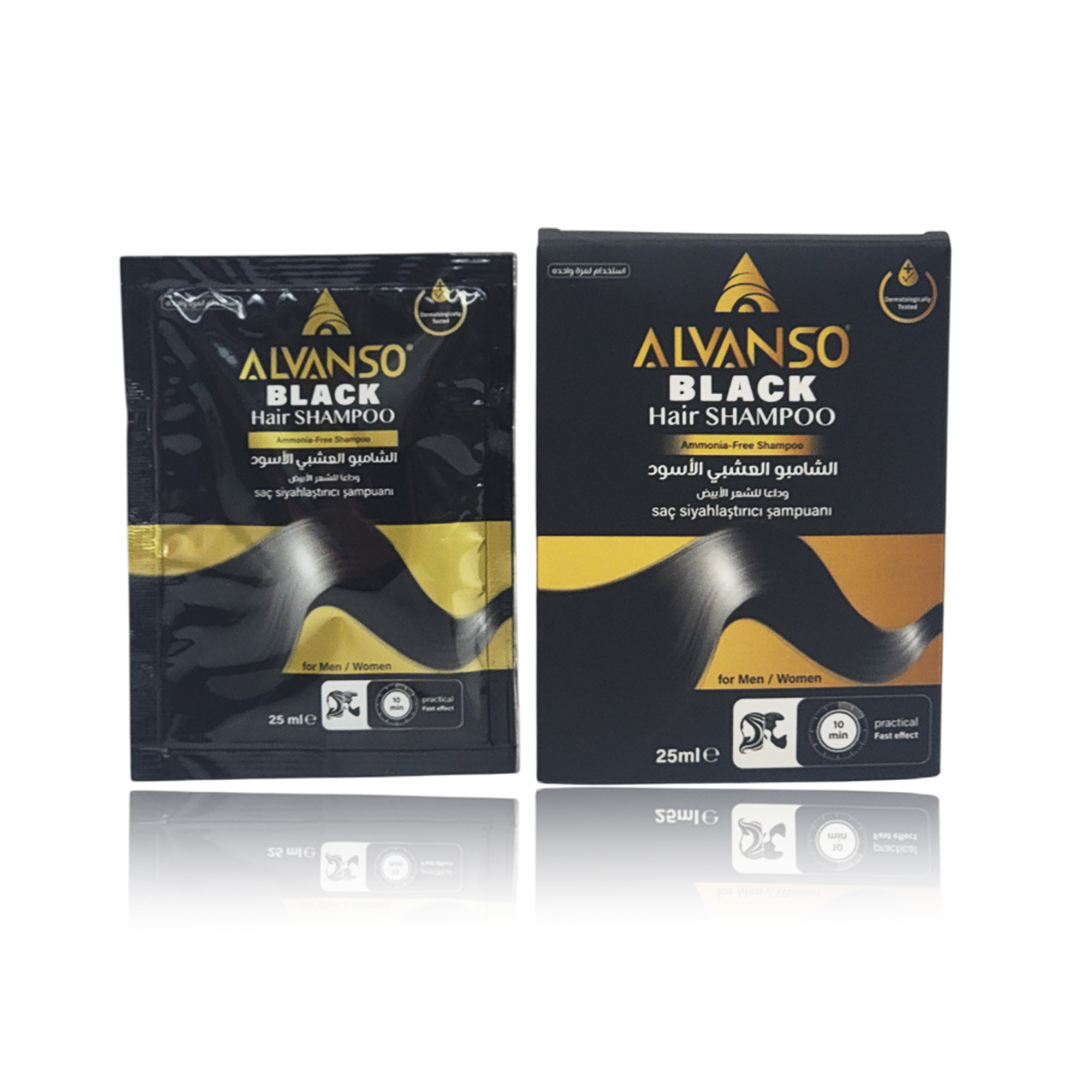 Black Hair Shampoo (25 ml)