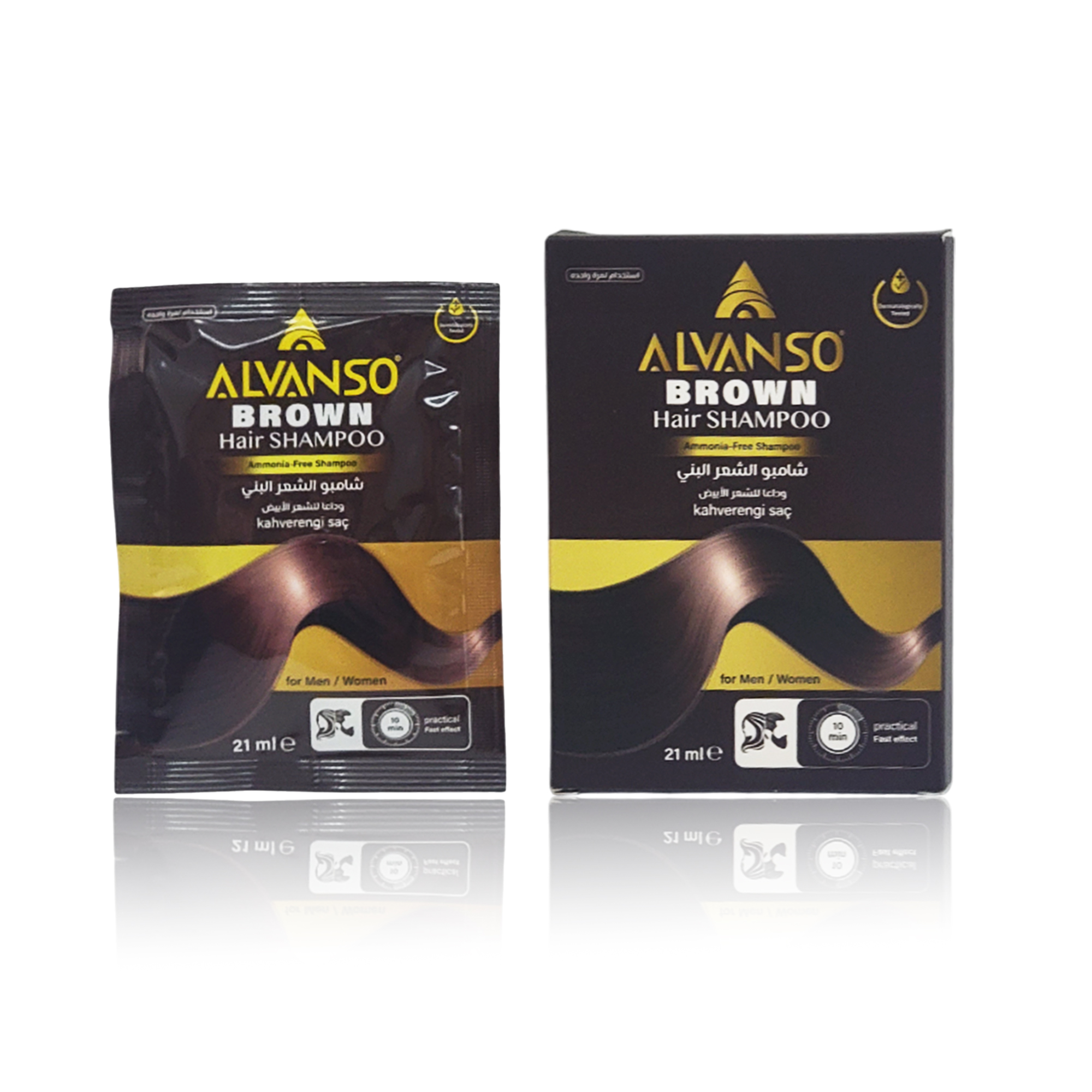 Brown Hair Shampoo-21 ml