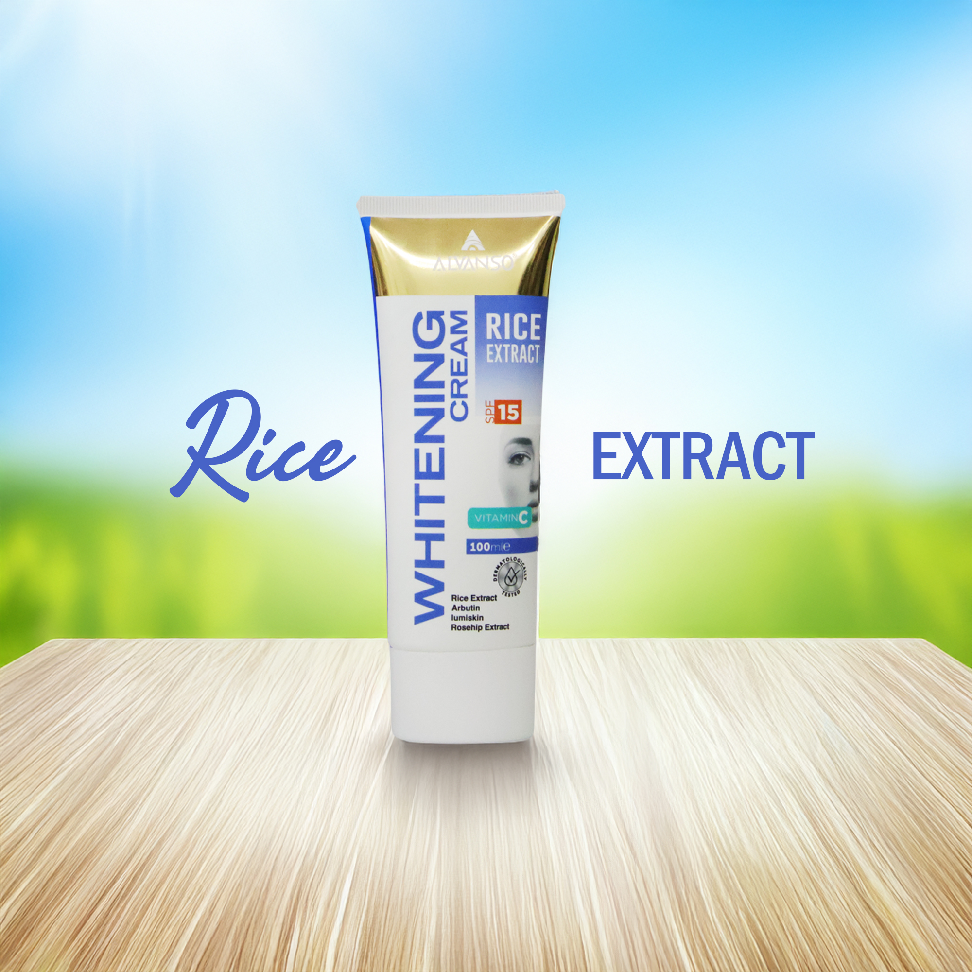 Rice Extracted Whitening Cream