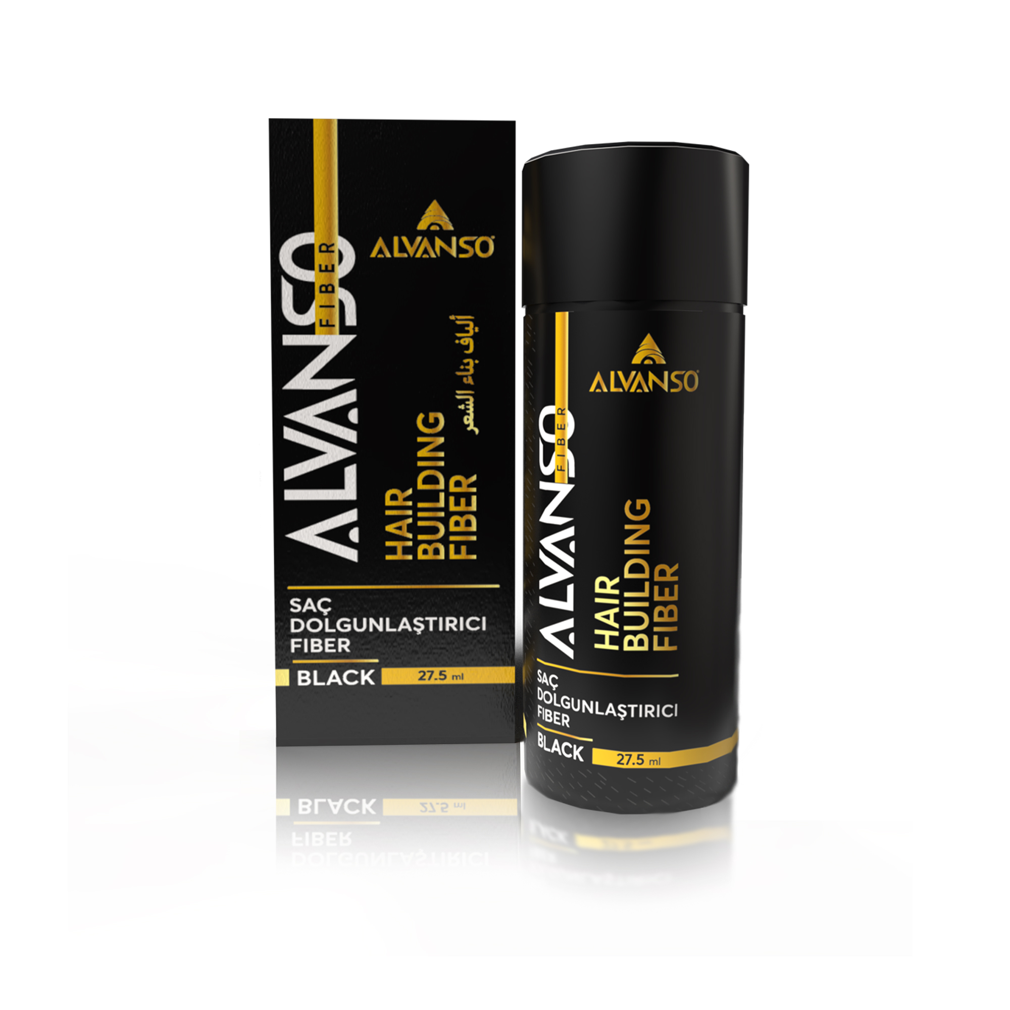 Hair Building Fibers – Black